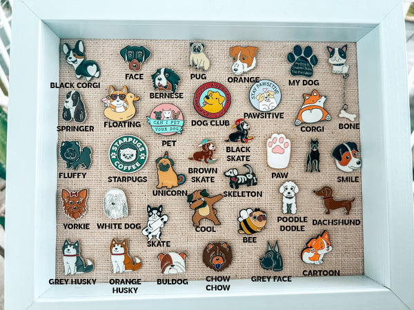 Adorable metal pins for pet lovers