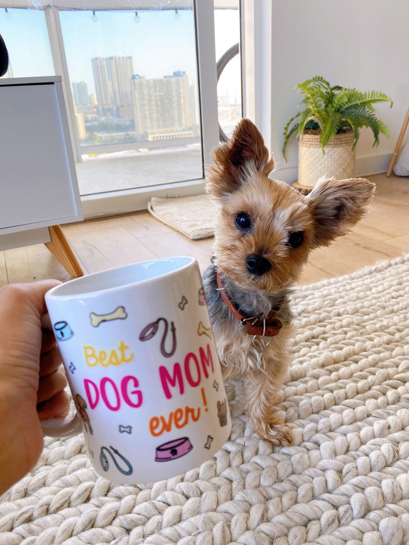 Dog mom coffee mug