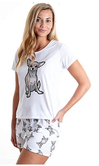Chihuahua 2 piece Pj set with shorts
