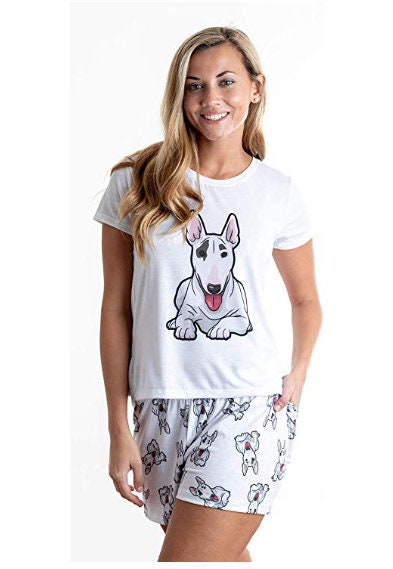 Bull terrier 2 piece Pj set with shorts