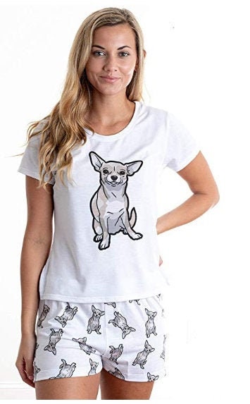 Chihuahua 2 piece Pj set with shorts