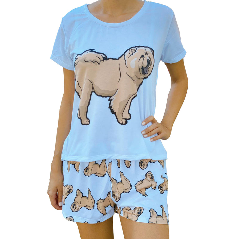 Chow Chow 2 piece Pj set with shorts