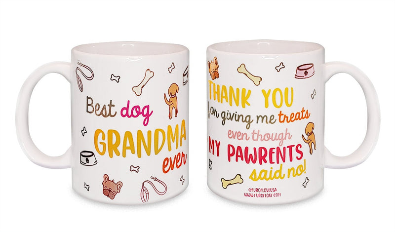 Dog grandma mug